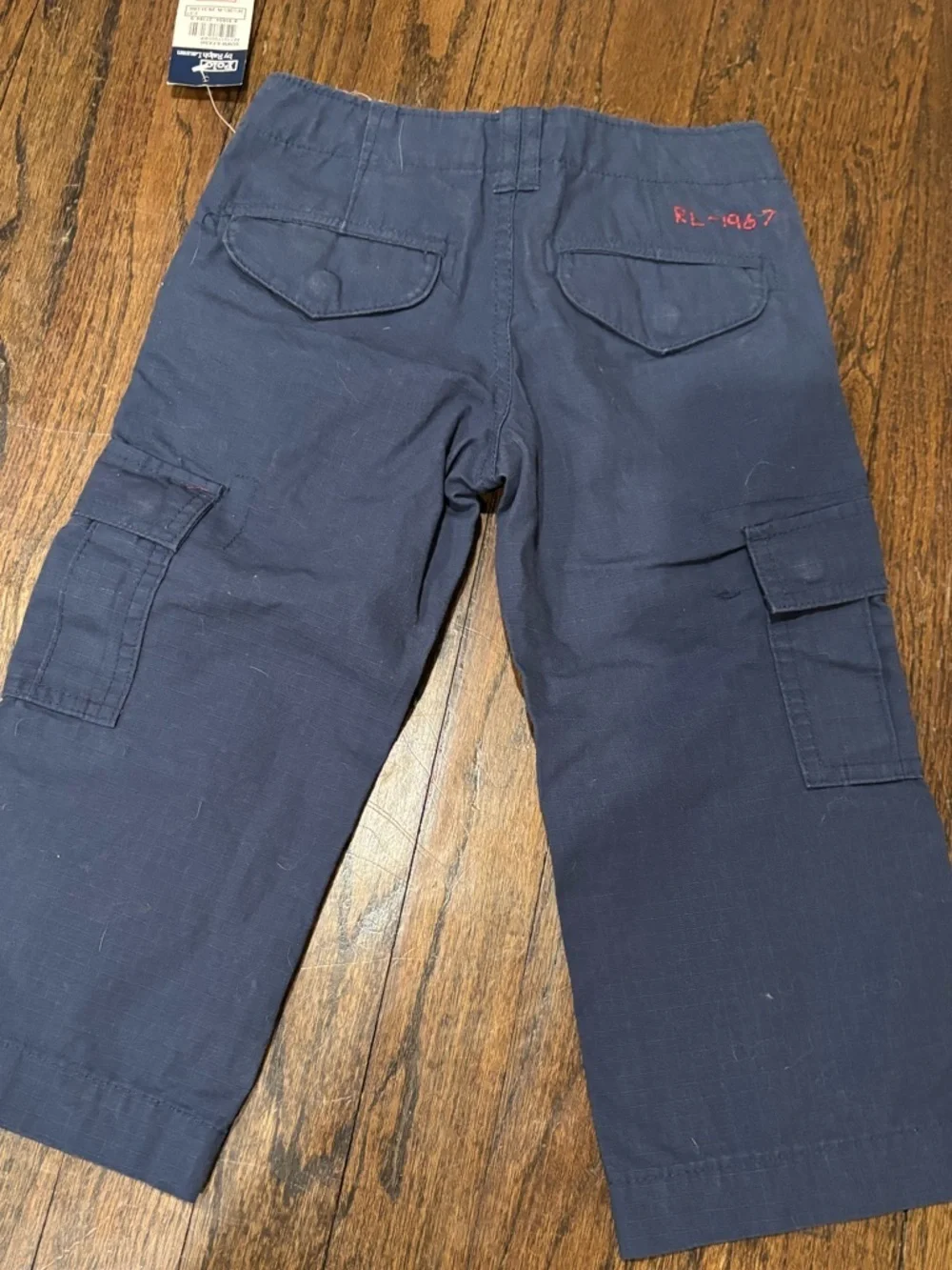 NWT ✨ Ralph Lauren light weight Navy Cargo Pants for Kids size 2T
